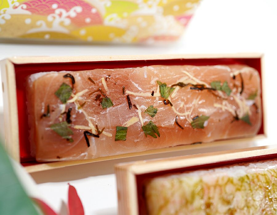 サス昆布〆棒寿司